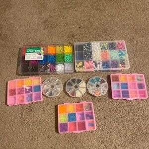 Colorful Bead Organizer Set